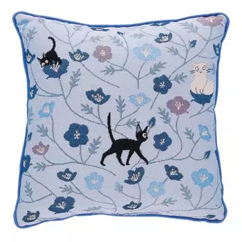 Marushin Ghibli Доставка Синий Ghibli Гобелен 1145023000 Подушка, Служба Кики, Джиджи, Ковер, Плетение,