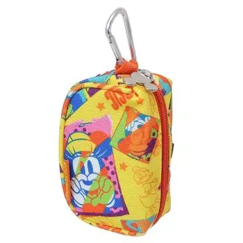 Marushin Golf Ball Case Disney Mickey Yellow Smile Character with Carabiner 2335045900