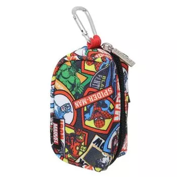Marushin Golf Ball Case Marvel Random Patch Character with Carabiner 2505041200