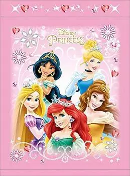 Marushin Half Blanket Disney Princess 85 x 115cm Pink Jewelry Cotton 2125015800 100%