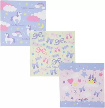 Marushin Handkerchief Set of Quick Antibacterial and Deodorizing Piccolino Fancy Dream Piccolino Kindergarten Entrance Preparation for Nursery