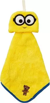 Marushin Hanging Towel Micro Material MINION Minion Mascot Admission Goods Preparation for Preschool Nursery School Kindergarten Elementary School