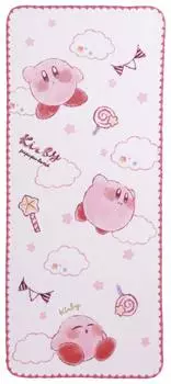 Marushin Лицо Nintendo Kirby Хлопковые Облака и Доступно в Двух 4585004400 Полотенце, Кирби, 34x80см, Конфеты, Кирби, Хлопок, Размеры,