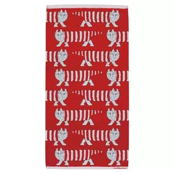 Marushin Lisa Larson Bath approximately 60 x 120 Mikey 8805000200 Towel, cm, Red, Mother s Day, Birthday, Gift,