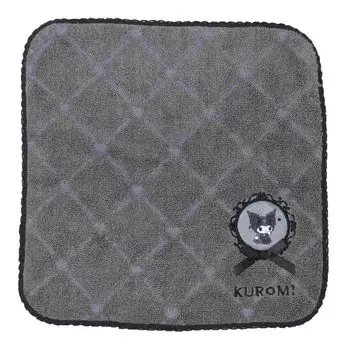 Marushin Mini Towel Hand Towel Handkerchief Kuromi Midnight Black Cotton Antibacterial Odor Resistant Present Gift Birthday 3725002500 100%