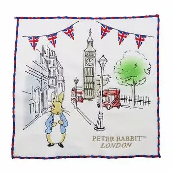 Marushin Mini Towel Peter Rabbit 25 x 25 cm Cityscape Full Embroidery 5605007600