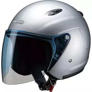 MARUSHIN Motorcycle Helmet Jet M-400XL Silver (Less than 61-62cm) 4009