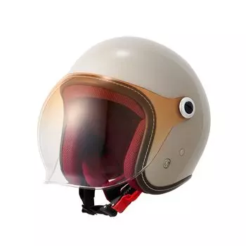 MARUSHIN Motorcycle Helmet MCJ7 BUBBLE RIDER WOMEN Jet Helmet Greige L Size Product 05302052 (56~57cm) Women s Number