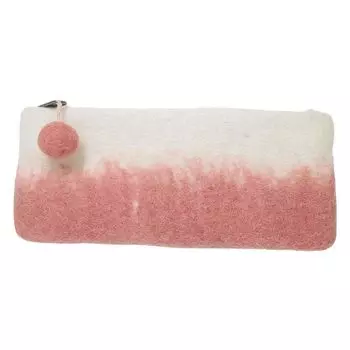 Marushin Pouch Nepal Gradient Pouch розовый пенал ручной работы из шерстяного фетра косметичка 0395003900