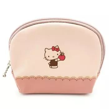 Marushin Pouch Sanrio Hello Kitty Kyun Ringo Present Gift Birthday Accessory Case Cosmetic Storage 3825000500