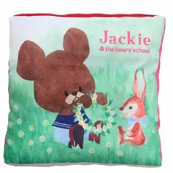 Marushin School Школьный медведь Цветочный детский сад Подготовка к поступлению в детский сад Начальная школа В30 x Ш30 x 4335013200 Подушка, Подушка, Школа, Джеки,