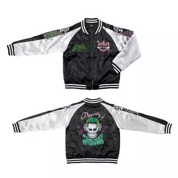 Marushin Sukajan DC Dark Joker DC Comics Comics Movie Sukajan Chara Jean Jacket Стильные товары для холодной погоды Теплая зимняя мода 4105100700 (3L) Мужской