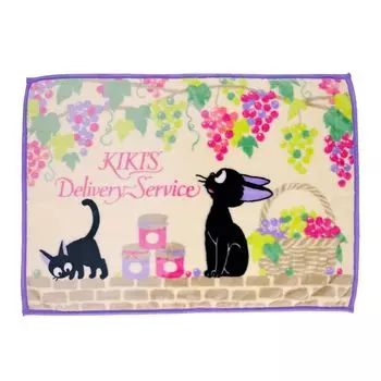 Marushin Throw Ghibli Delivery Service Jiji Vineyard Blanket H70 x W100cm Cute Fluffy Stylish Cold Weather Goods 1125011300 Kiki s