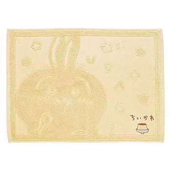 Marushin Towel Bath Mat Chiikawa Rabbit Mat H45 x W60cm 0775040800 Approx.