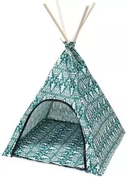 Maruwa Boeki Funny Field Teepee Tent Tree Green W50 D50 H72 Size Approx. 4008318-03