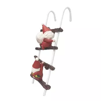 Maruwa Boeki Kaveri Christmas Ladder Santa 2 Size Approx. W7.5 D16.5 H5.5 4009004-02