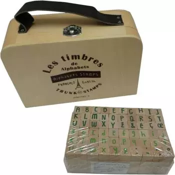 Maruwa Boeki Штамп с алфавитом на багажник L 400193702 x 12 x см 16,6 6,8