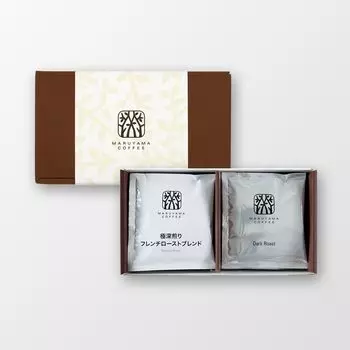 Maruyama Coffee 2 вида стандартных капельных пакетиков, подарочные пакеты в ассортименте, смешанный кофе, специальный кофе, темный обжаренный кофе, подарочный подарок [всего 8]