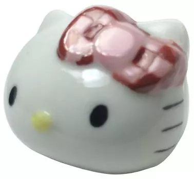 Maruzen Iwata Shoten Kutani Ware Table Figia Hello Kitty Check FF-02