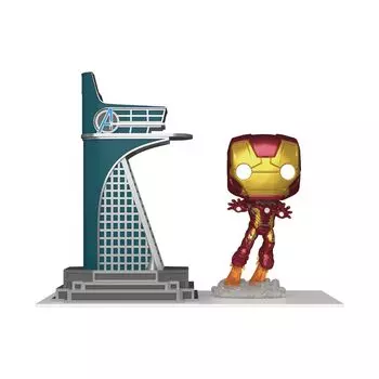 Marvel Avengers Iron Man Figure Funko Town Marvel Funko Below Glow in the Dark [Five Exclusive]