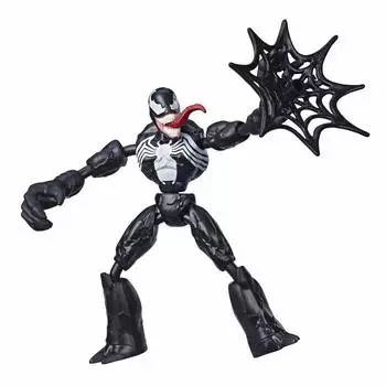MARVEL Bend and Flex Series 6-дюймовая фигурка Веном VENOM E7689 Подлинный продукт с веб-аксессуарами Человек-паук