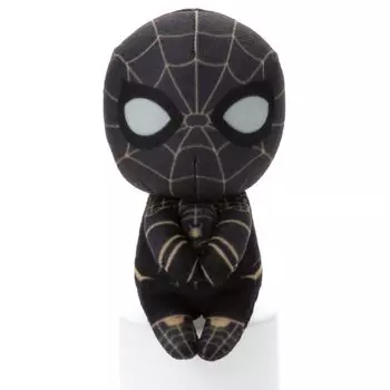 Marvel Black Gold Suit Plush Toy Height 11cm Chokkori-san Spider-Man & Approx.