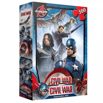 Marvel Civil War Jigsor Jigsorjack M507, 500 деталей, разноцветныеПопулярные корейские куклы и игрушки