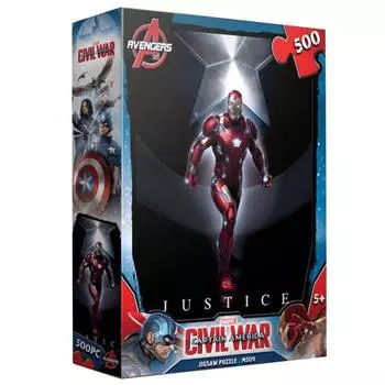 Marvel Civil War Jigsorzel, 500 Peace, M509Популярные корейские куклы и игрушки