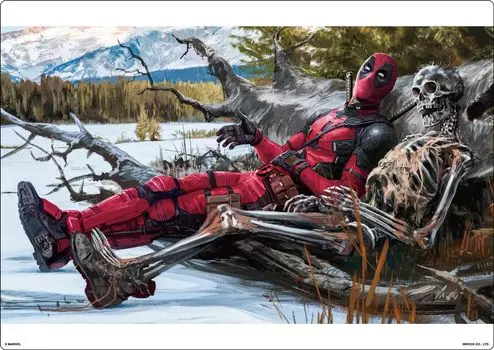 Marvel Clear Art Board B5 Deadpool Wolverine A [Inlock] &