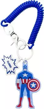 Marvel Coil Keychain MARVEL POP ICON Captain America [Inlock]