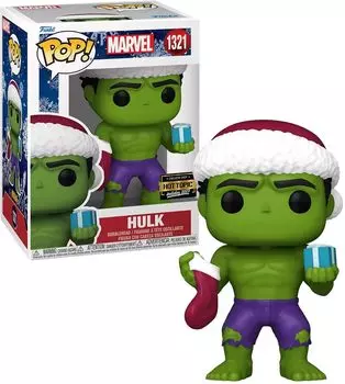 Marvel Holiday Green Hulk Figure Funko Marvel Funko POP!