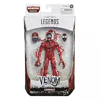 MARVEL Marvel Legends Series Venom Фигурка Карнаж E9336 Подлинный продукт 6 дюймов чёрный