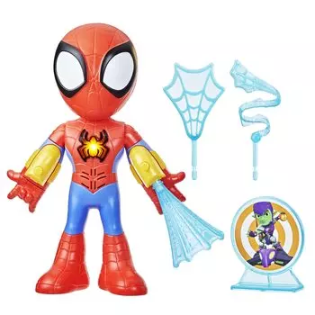 Marvel MARVEL Spidey и его удивительные друзья Электронный костюм 10 дюймов Размер Действие Свет Дошкольный Возраст 3 и старше F8317 Оригинальный продукт Spidey,