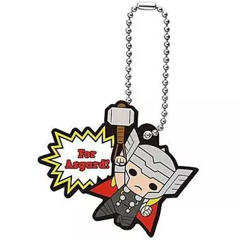 Marvel MINI HEROES Rubber Mascot Gacha Gacha Capsule Toy [3. Thor] (single item)