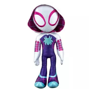 MARVEL Spider и его удивительные друзья - Мой друг Паук-призрак 16 Мягкая игрушка со звуками - Игрушка супергероя для детей от 3 лет и старше