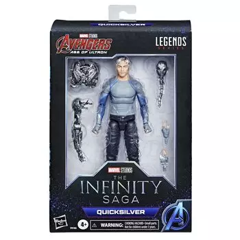 MARVEL STUDIOS THE INFINITY SAGA 2021 MARVEL LEGENDS 6-дюймовая фигурка ЭПОХА УЛЬТРОНА КВИКСИБР Marvel Legends ML MCU Фильм МСТИТЕЛИ - [Предмет] серебряный