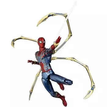 Marvel Studios The Infinity Saga DLX Iron Spider масштаб 112 из ABS, ПВХ, POM, цинкового сплава и других окрашенных металлов подвижная фигурка