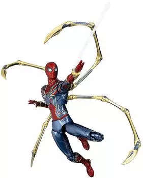 Marvel Studios The Infinity Saga DLX Iron Spider масштаб 1/12 из ABS, ПВХ, POM, цинкового сплава и других окрашенных металлов подвижная фигурка