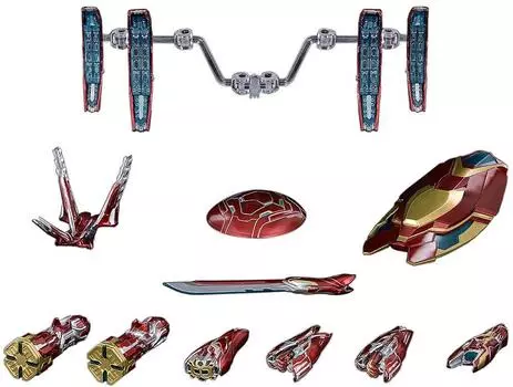 Marvel Studios The Infinity Saga DLX Iron Man Mark 50 Accessory Pack 112 scale ABS&PVC&POM окрашенный набор оружия