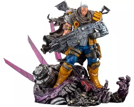 MARVEL UNIVERSE Cable FINE ART STATUE Signature Series Kucharek Brothers Scale Cold Cast Finished Figure MK363 Feat. 1/6