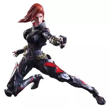 MARVEL UNIVERSE VARIANT PLAY ARTS Kai Black Widow PVC painted movable figure