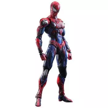 MARVEL UNIVERSE VARIANT PLAY ARTS Kai ПВХ окрашенная подвижная фигурка Человека-паука [предмет]