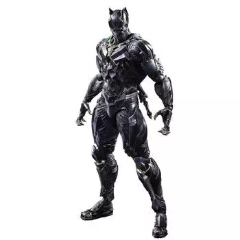 MARVEL UNIVERSE VARIANT PLAY ARTS Кай Черная Пантера подвижная окрашенная фигурка из ПВХ