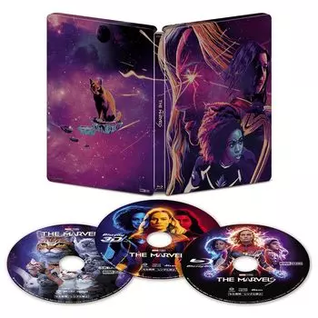 Marvels 4K UHD MovieNEX Steelbook ULTRA [4K HD+3D+Blu-ray+Цифровая копия+MovieNEX World] [Blu-ray]