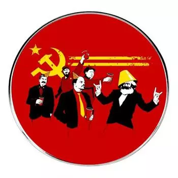 Маркс Энгельс Ленин Коммунистическая Социальная Брошь Значок Металлический Сплав Значок Аксессуары Marxist communism