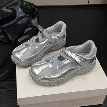 Mary Jane inner height increase ballet women s new small summer platform casual sneakers sandals 35