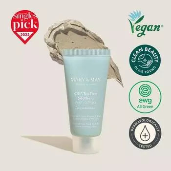Mary&May - Cica Tea Tree Soothing Wash Off Mask Pack Mini