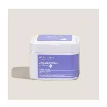MARY & MAY Collagen Peptide Vital Mask 30 листов