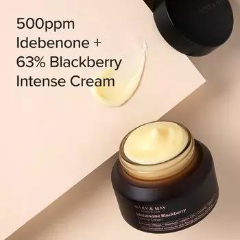 Mary&May Idebenone + Blackberry Complex Intensive Cream 70g AUTHENTIC STORE