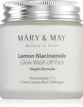 Mary & May Lemon Niacinamid Masque Hydratant Illuminateur TU прозрачный